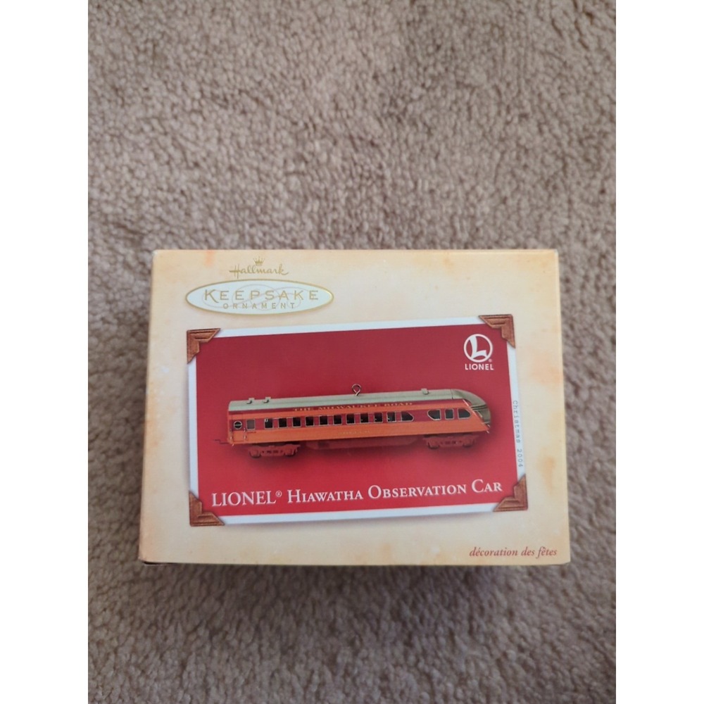Hallmark Keepsake‎ Ornamen 2004 Lionel Hiawatha Observation Car